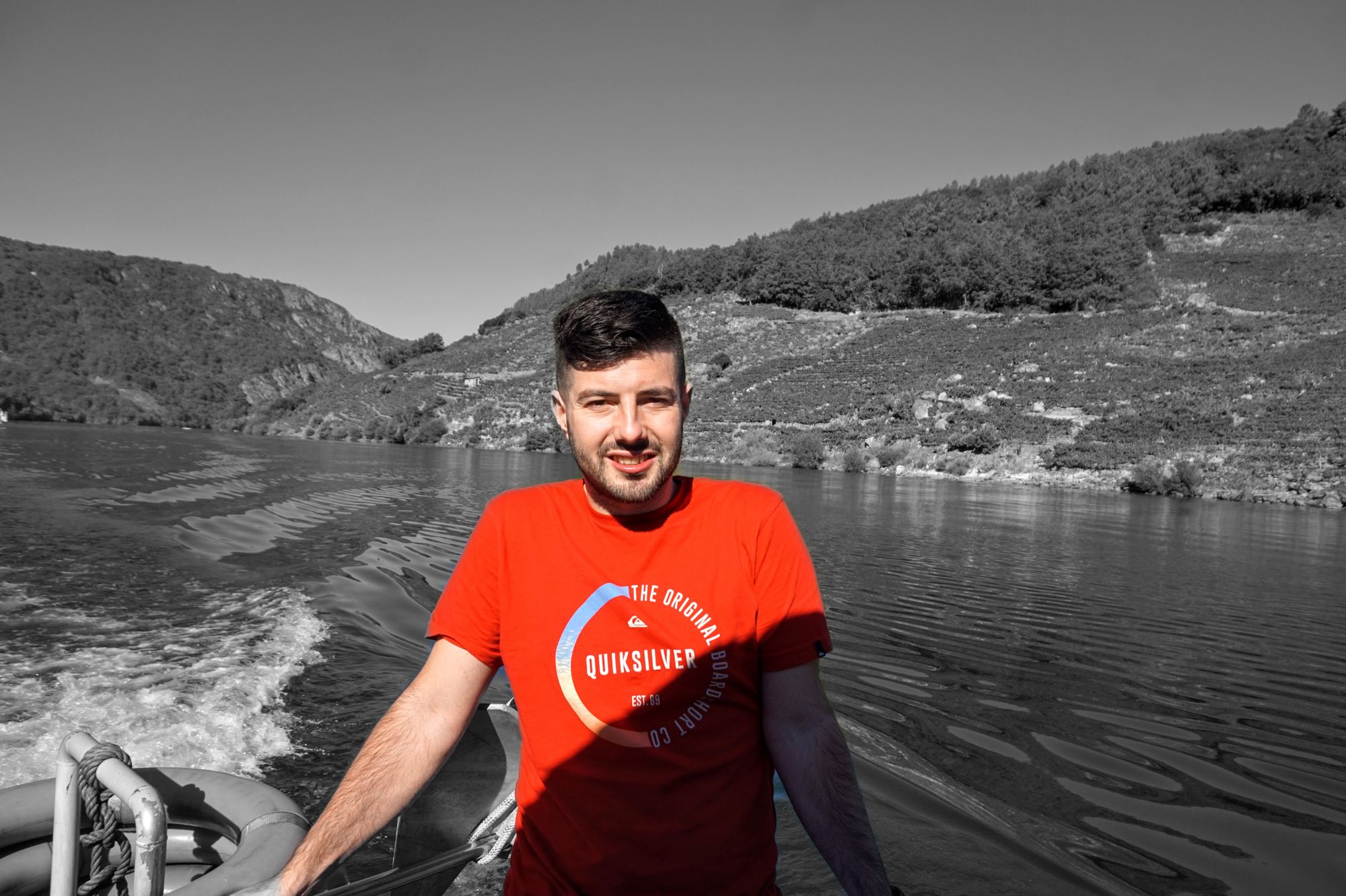 Iago Veiga en río Sil 2018